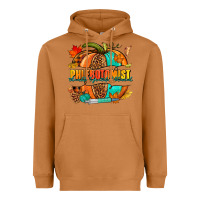 Meerkat Phlebotomist pumpkin Heavyweight Hoodie - NancyCooperArtShop