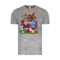 Cloud Rock Easter gnomies truck Easter Day Vintage Tee - Neo Western