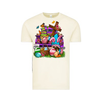 Vintage Arctic Easter gnomies truck Easter Day Vintage Tee - Neo Western