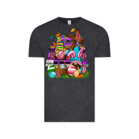 Vintage Black Easter gnomies truck Easter Day Vintage Tee - Neo Western