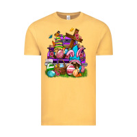 Easter Gnomies Truck Easter Day Vintage Tee | Teevron
