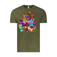 Vintage Olive Easter gnomies truck Easter Day Vintage Tee - Neo Western