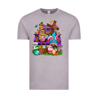 Vintage Zinc Easter gnomies truck Easter Day Vintage Tee - Neo Western