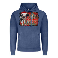 Vintage Denim all i want for christmas is a cow aztec Vintage Hoodie - RanaPortraitStore