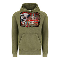 Vintage Olive all i want for christmas is a cow aztec Vintage Hoodie - RanaPortraitStore