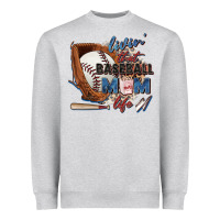 Heather Grey livin' that baseball mom life Heavyweight Sweatshirt - Zillion Design Studio