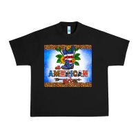 Black all American girl Urban Heavy Tee - HRA Design Shop