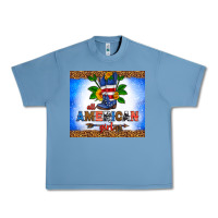 Pebble Blue all American girl Urban Heavy Tee - HRA Design Shop