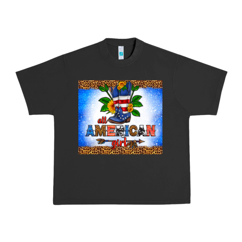 All American Girl Urban Heavy Tee by HRA Design Shop | Teevron