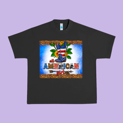 All American Girl Urban Heavy Tee Designed By Hra Design Shop