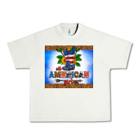 Pistachio all American girl Urban Heavy Tee - HRA Design Shop