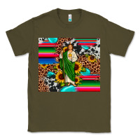 Army Green san judas leopard cowhide gemstone Classic Tee - JahusDesignShop