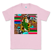 Bubblegum Pink san judas leopard cowhide gemstone Classic Tee - JahusDesignShop