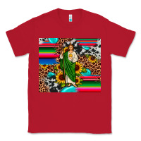 Red san judas leopard cowhide gemstone Classic Tee - JahusDesignShop