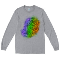Heather Grey halloween leopard patch 4 Long Sleeve Tee - BundleAndBundleShop