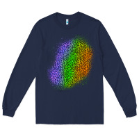 Navy halloween leopard patch 4 Long Sleeve Tee - BundleAndBundleShop