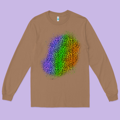 Halloween Leopard Patch 4 Long Sleeve Tee Designed By Bundleandbundleshop
