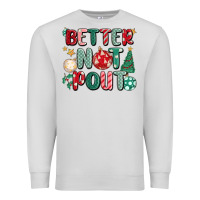 Dove Grey better not pout Premium Sweatshirt - MaliasSmallBusiness