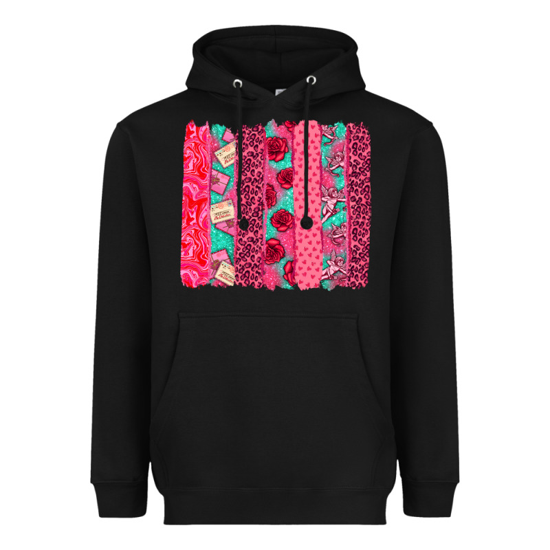 Valentines Day Brushstroke Heavyweight Hoodie by NancyCooperArtShop | Teevron