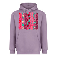 Lavender valentines day brushstroke Heavyweight Hoodie - NancyCooperArtShop