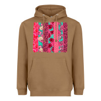 Toasted Coconut valentines day brushstroke Heavyweight Hoodie - NancyCooperArtShop