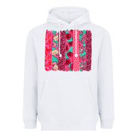 White valentines day brushstroke Heavyweight Hoodie - NancyCooperArtShop