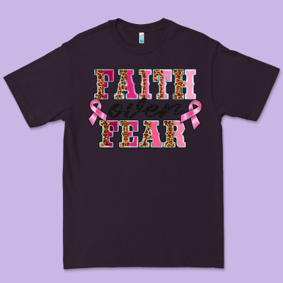 Faıth Over Fear Premium Tee Designed By Barkaloodesign