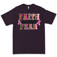 Plum faıth over fear Premium Tee - BarkalooDesign