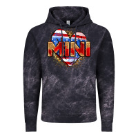 Cloud Black American mini heart Vintage Hoodie - Zillion Design Studio