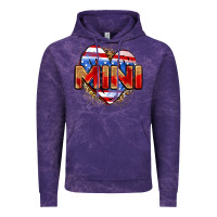 Cloud Purple American mini heart Vintage Hoodie - Zillion Design Studio
