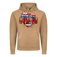 American Mini Heart Vintage Hoodie | Teevron