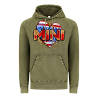 Vintage Olive American mini heart Vintage Hoodie - Zillion Design Studio