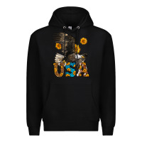 Black Western Usa Eagle 4th of July Premium Hoodie - LillyAllenDesigns
