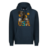 Navy Western Usa Eagle 4th of July Premium Hoodie - LillyAllenDesigns