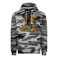 Slate Camo Western Usa Eagle 4th of July Premium Hoodie - LillyAllenDesigns