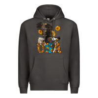 Smoke Western Usa Eagle 4th of July Premium Hoodie - LillyAllenDesigns