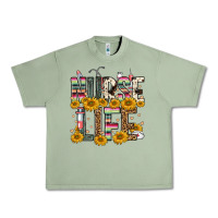 Oil Green nurse life Urban Heavy Tee - FaDigitalArtStudio