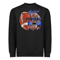Black livin' that football mom life Heavyweight Sweatshirt - Zillion Design Studio