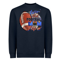 Navy livin' that football mom life Heavyweight Sweatshirt - Zillion Design Studio
