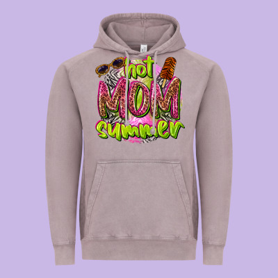 Hot Mom Summer Vintage Hoodie Designed By Texasbilliewilder
