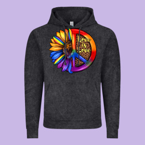 Love Is Love Vintage Hoodie Designed By Jahusdesignshop