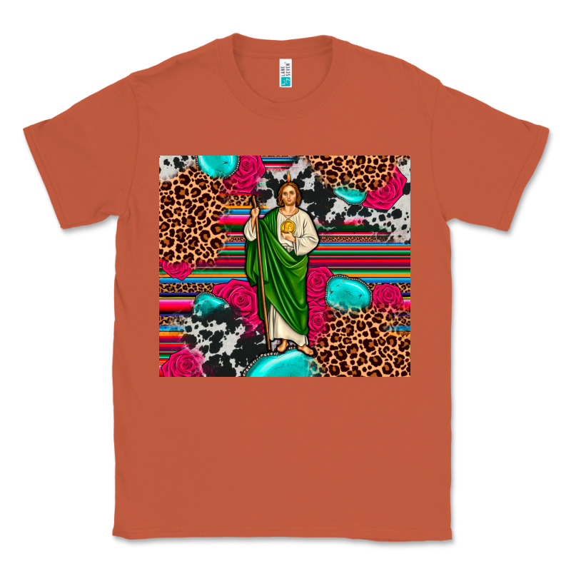 San Judas Leopard Cowhide Tumbler Classic Tee by JahusDesignShop | Teevron