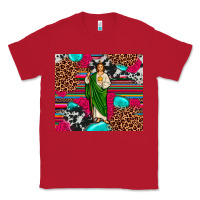 Red san judas leopard cowhide tumbler Classic Tee - JahusDesignShop