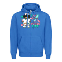 True Royal nurse life afro american nurse Zipper Hoodie - BarkalooDesign