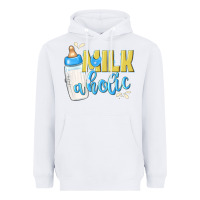 White milkaholic boys Heavyweight Hoodie - NancyCooperArtShop