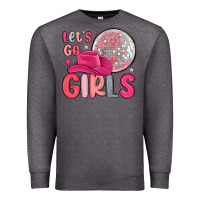 Charcoal Heather let s go girls Premium Sweatshirt - MaliasSmallBusiness
