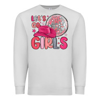 Dove Grey let s go girls Premium Sweatshirt - MaliasSmallBusiness