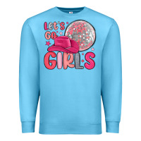 Ocean Blue let s go girls Premium Sweatshirt - MaliasSmallBusiness