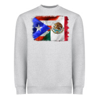 Heather Grey mexico and puerto rico Heavyweight Sweatshirt - CTS Tumbler Store