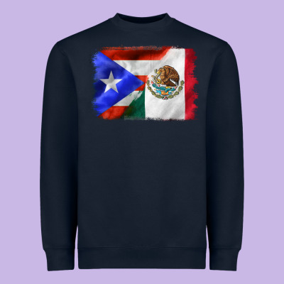 Mexico And Puerto Rico Heavyweight Sweatshirt Designed By Cts Tumbler Store